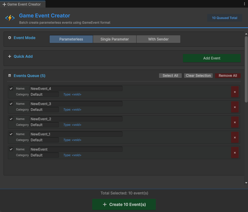 Parameterless Creator